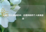 从网上怎么查被起诉：法律风险的个人核查途径