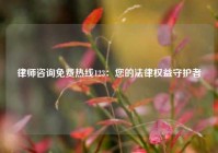 律师咨询免费热线123：您的法律权益守护者